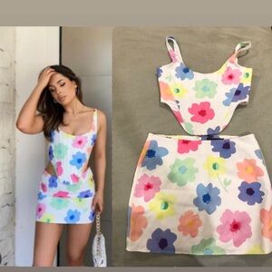 White Fox Boutique floral set